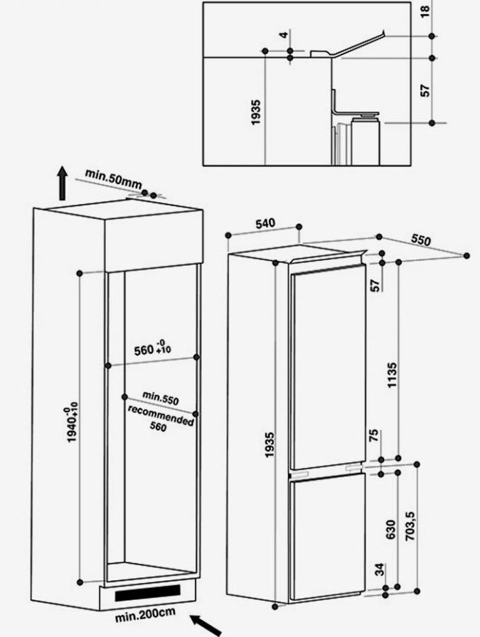 Gorenje nrki 2181 e1 схема встраивания