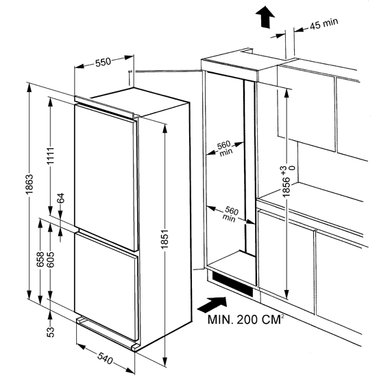 Kiv38x20ru bosch схема встраивания