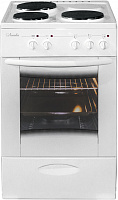 Кухонная плита Лысьва ЭП 301 МС белый со стеклянной крышкой