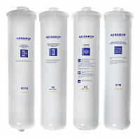 Фильт для воды АКВАФОР Комплект модулей для DWM-101 с мембраной 4 шт К5-К2-КО-50-К7М