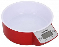 Кухонные весы SUPRA BSS-4085 красный